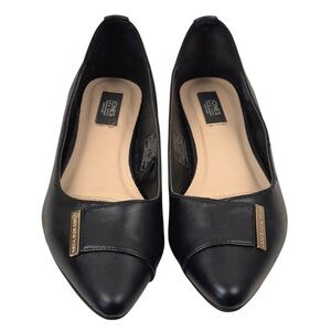 Jones New York Signature “Qamar” Flats, Women's Size 8.5, Black Pointed Toe